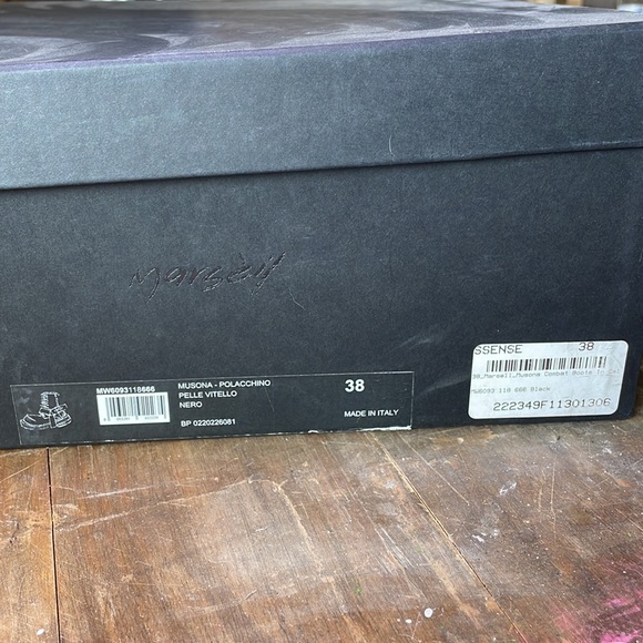 MARSELL MUSCONA COMBAT BOOTS in Nero / Black
Size 38 - US 8.5 - 9 - Picture 10 of 10